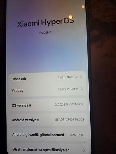 xiaomi black shark 6 pro: Redmi smartfon – mavi rəng Texniki göstəricilər: - Ekran: ön hissədə — 9