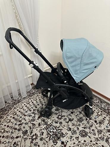 Коляски: Прогулочная коляска Bugabuu bee 6 с реверсивным сиденьем и голубым — 4