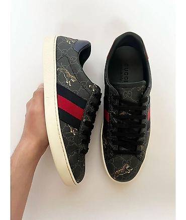 кеды gucci: Мужские кроссовки, 41.5, 42, Gucci, Новый, цвет - Черный — 1