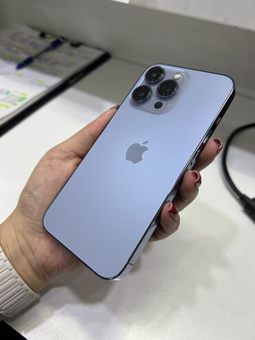 кытайский айфон: IPhone 13 Pro, Б/у, 256 ГБ, Sierra Blue, 76 %