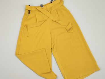 żółta spódnice jeansowe: Spodnie 3/4 Damskie, Primark, XS, stan - Bardzo dobry