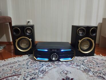 Musiqi mərkəzləri: Philips mini sistem CD, CD-R, CD-RW disklərindən MP3 və WMA