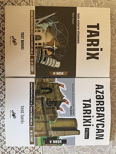 Testlər: Məhsul: Tarix üzrə test bankı kitabları dəsti - Tarix – Test Bankı — 1