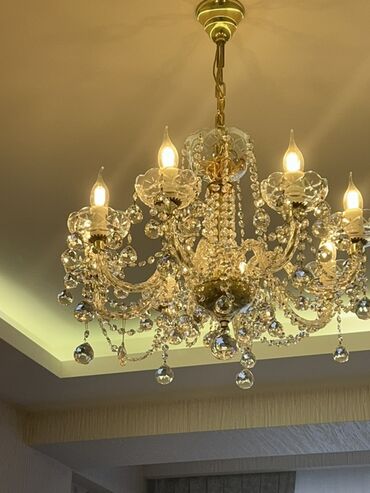 nar soku cəkən: Çılçıraq, 8 lampa, Xrustal