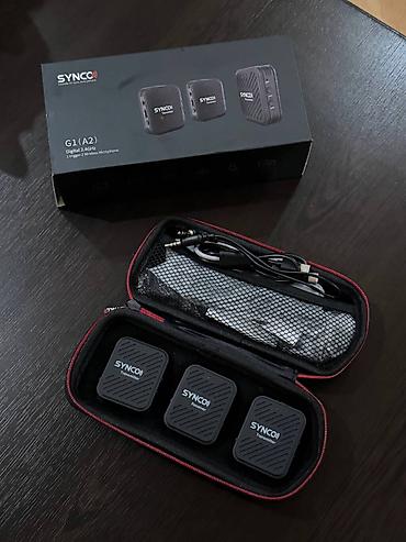 Mikrofonlar: Model: SYNCO G1(A2) Vəziyyət: Çox yaxşı / səliqəli istifadə olunub — 2