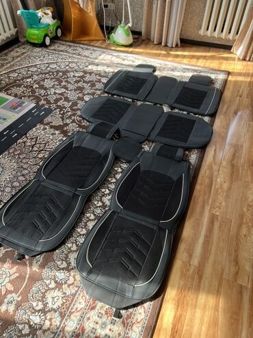 домкраты бу: Чехлы Экокожа, цвет - Черный, Новый, Самовывоз