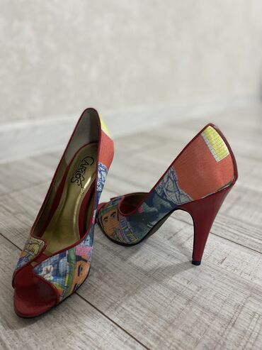 артопедическая обувь: Туфли 35, цвет - Красный