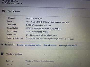 HP: Pavilion 15-cc107nt Notebook 💻 15.6" Full HD (1920×1080) ekran ⚡ — 7