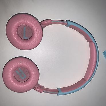 очки с камерой и микрофоном: Детские наушники JBL (серия JR/Junior) в розово‑голубой расцветке — 3