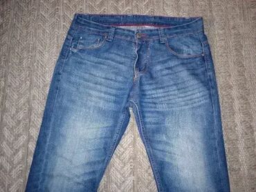 Farmerke: Lepo ocuvane Fishbone farmerice broj 34 Claytone farmerice 48 sirina — 11