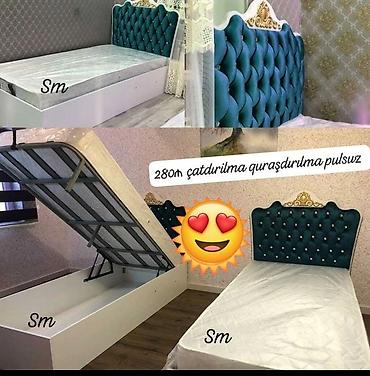 ev ucun mebel: Yeni, Təknəfərlik çarpayı, Bazalı, Siyirməsiz — 1