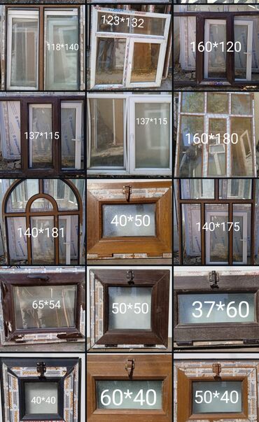 Plastik pəncərələr: İşlənmiş İkiqat şüşə paketi Plastik pəncərə, Еni: 140 sm, Uzunluğu: 144 sm, Ödənişli quraşdırma — 10