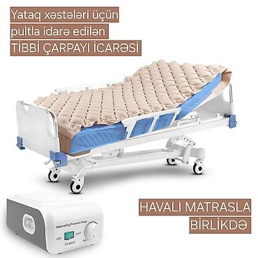 Pultla idarə olunan tibbi çarpayı icarəsi - Yataq xəstələri və lalafo.az -da Pultla idarə olunan tibbi çarpayı icarəsi - Yataq xəstələri və