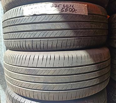 60: Шины 225 / 60 / R 16, Лето, Б/у, Пара, Легковые, Корея, Hankook — 1