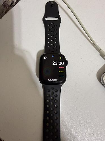 Smart saatlar: Apple watch 7 nike edition (Midnight). 41mm 84% pil. Hərşeyi işləyir — 3