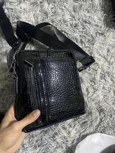 Барсетки: Барсетка, Материал: Экокожа, Регулируемый ремень, Новый — 2