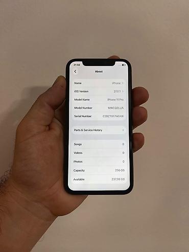 iphone 11 100€: Iphone 11 pro sivi sim free icloud free, sa 256 gb memorije. Telefon — 6