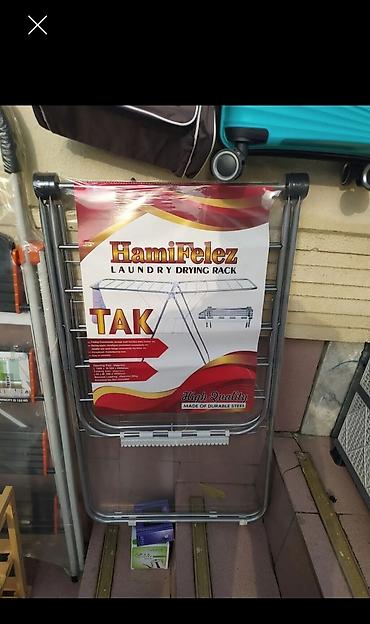 Qab-qacaq və mətbəx ləvazimatları: Çoxfunksiyalı paltar quruducu asılqan - Paslanmayan metal — 2