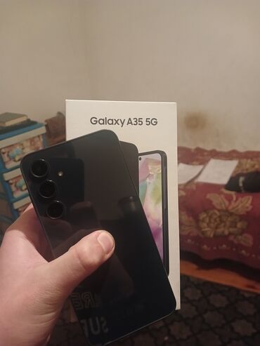 Samsung: Samsung Galaxy A35, 128 GB, Zəmanət, Barmaq izi, İki sim kartlı