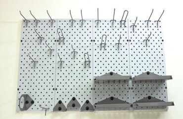 Стеллажи: Панель перфорированная, настенная, для магазина и склада
