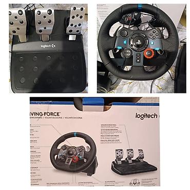logitech racing wheel g29 pcps4 5: Logitech G29 Driving Force sükan və pedallar seti - Platforma — 1