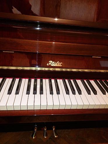 Musiqi alətləri: Pianino RÖSLER Cexiya stehsalı. Əla vəziyyədə. Cadrılma və köklənmə — 2
