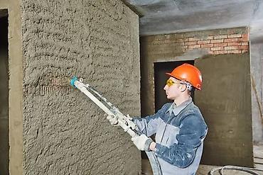 dur plaster: Штукатурный аппарат менен иштегенге Шыбакчы бригада керек баасын — 2