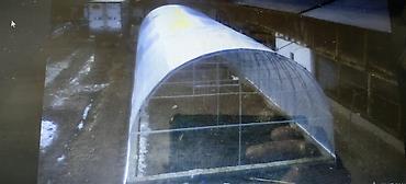 Теплицы: Теплица арочная промышленного типа - Каркас: металлический — 1