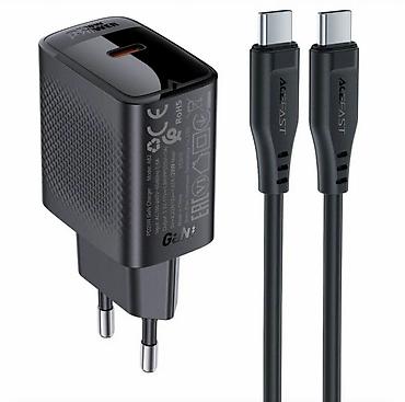 20w: Быстрая зарядка комплект ACEFAST Type-C to Type-C 20W — 3