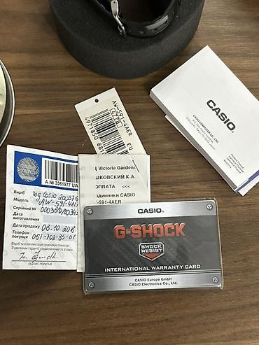 casio g: İşlənmiş, Qol saatı, Casio, rəng - Qara — 4