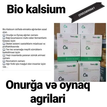 Vitaminlər və BAƏ: Tiens sağlamlıq məhsulları – kompleks dəst - Bio Kalsium (Tiens — 13
