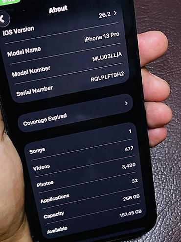 Apple iPhone: IPhone 13 Pro, цвет Sierra Blue. LLA 256Gb battery original — 7