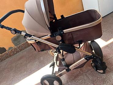 Araba-beşiklər: Belecoo uşaq arabası - 2-si 1-də transformasiya: beşik (carrycot) və — 4