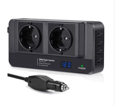 автономка 12: Инвертор автомобильный (преобразователь) с 12В на 220В Power Inverter