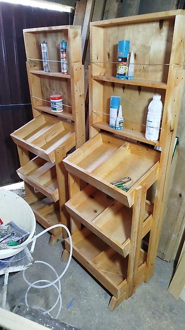 продаю вешалки: Стеллаж Для овощей и фруктов, С ящиками, 165 см * 45 см * 12 см, 
Новый — 6