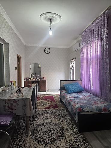 zigda heyet evleri: 2 otaqlı həyət evi - Plan: 2 otaq, mətbəx və sanitar qovşağı (həyətdə — 7