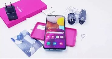 списанные айфоны бесплатно: Samsung Galaxy A51 5G, Колдонулган, 256 ГБ, түсү - Көк, 2 SIM