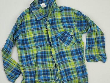 Shirts: Shirt 5-6 years, condition - Very good, pattern - Cell, color - Multicolored