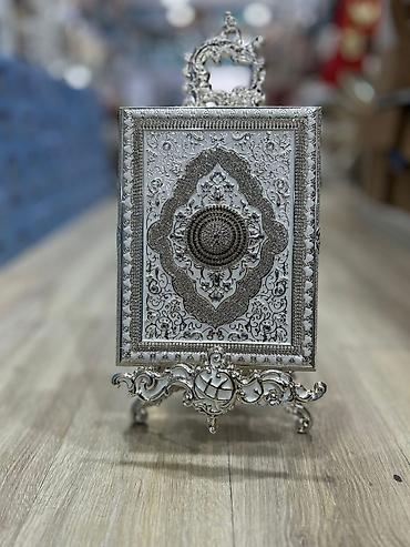Həyət evləri və villalar: Lüks dekorativ Quran qabı və dayağı – bəzəkli kitab qutusu. kiçik ölçü — 9