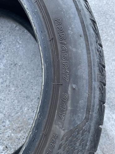 шина 225 45 r17: Шины 225 / 45 / R 17, Лето, Б/у, 1 шт, Легковые, Польша, Bridgestone — 2