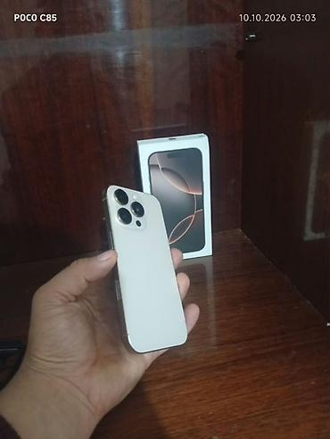 Apple iPhone: IPhone 16 Pro, Б/у, 256 ГБ, White Titanium, Коробка, 90 % — 4