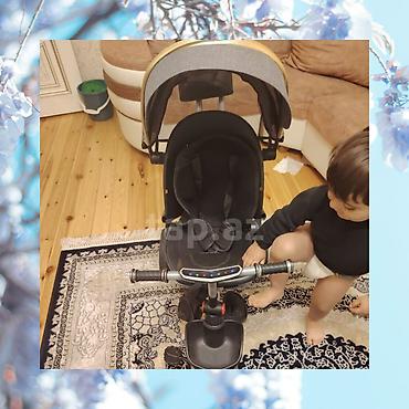 velosiped ucun isiqlar: Uşaq üçtəkərli velosipedi – valideyn idarəetməsi və tentlə - Rəng — 2
