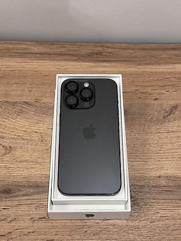Apple iPhone: IPhone 14 Pro, Б/у, 256 ГБ, Черный, Коробка, 70 % — 2