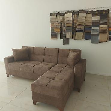 metbext divan: Künc divan – açılıb yataq olan model - L‑şəkilli künc divan, rahat — 1