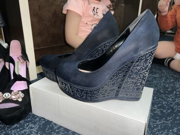 обувь 46 размер: Туфли Melissa, 37, цвет - Синий