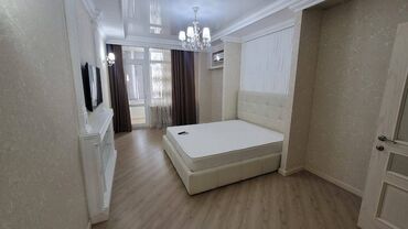 кызыл суу квартира: 3 бөлмө, 120 кв. м, Элитка, 10 кабат, Дизайнердик ремонт
