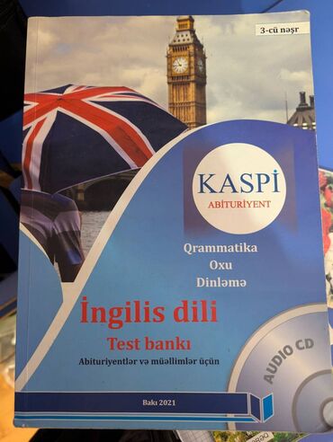 7 ci sinif ingilis dili test kitabi: Kaspi ingilis dili test banki