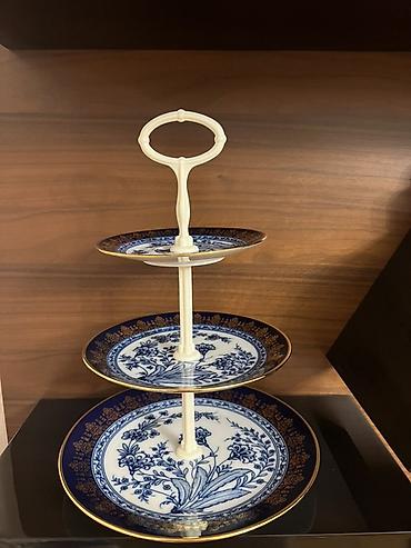 Tort və şiriniyyat qabı, rəng - Göy, Farfor lalafo.az -da Tort və şiriniyyat qabı, rəng - Göy, Farfor