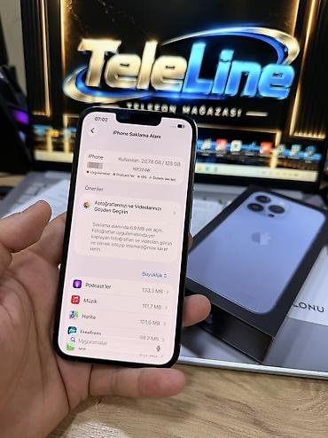 gence ayfon: IPhone 13 Pro, 128 GB, Sierra Blue, Zəmanət, Kredit, Simsiz şarj — 6
