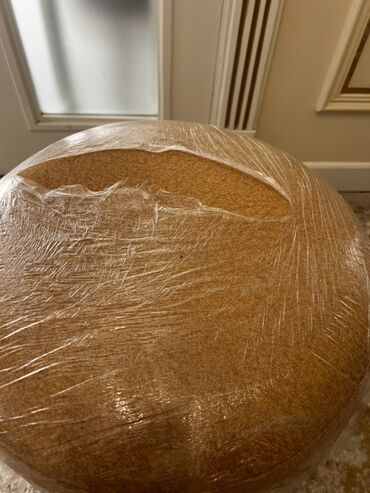 мебельный сейф: Пуф-банкетка круглой формы - Форма: круглая - Обивка: мягкая ткань